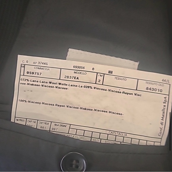 Armani Collezioni Dark Gray Men's Suit - Picture 11 of 12